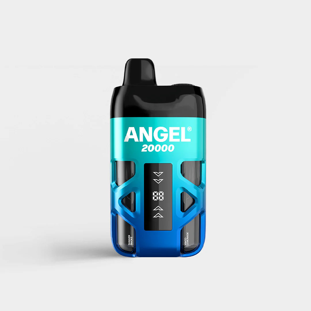 Angel vape, Coastal fizz. summer smoke, Vimto lemonade.