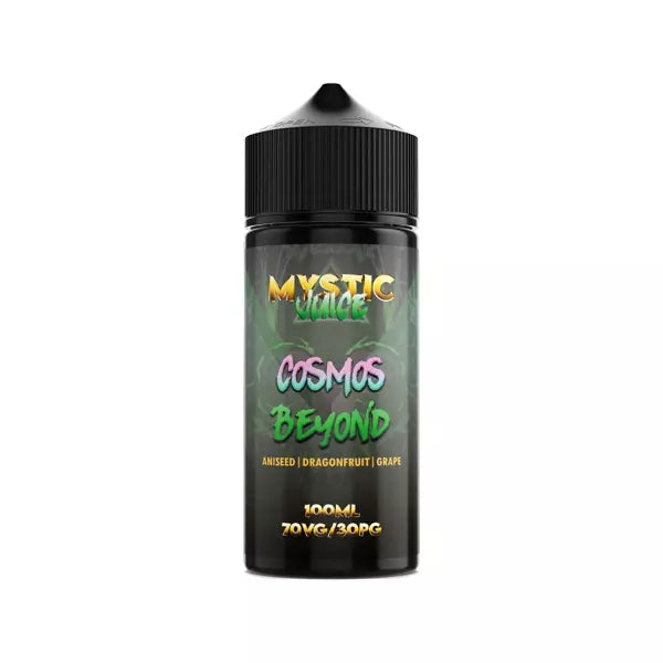Mystic Juice 100ml Shortfill 0mg (70VG/30PG) COSMOS BEYOND, ANISEED, DRAGON FRUIT, GRAPE