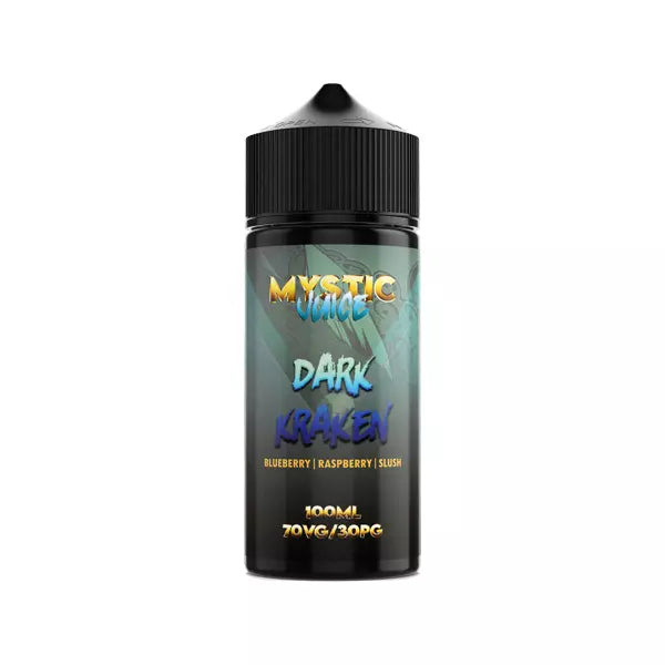Mystic Juice 100ml Shortfill 0mg (70VG/30PG) DARK CRAKEN, BLUEBERRY RASPBERRY SLUSH