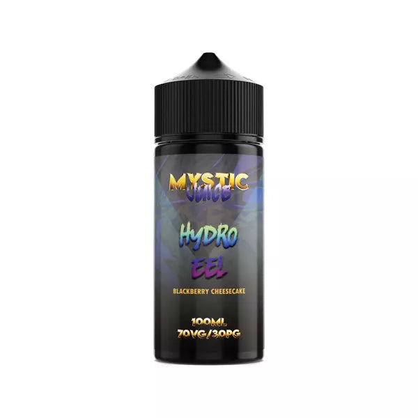 Mystic Juice 100ml Shortfill 0mg (70VG/30PG) HYDRO EEL BLACKBERRY CHEESECAKE