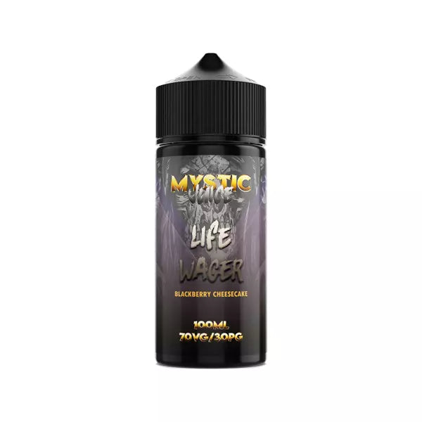 Mystic Juice 100ml Shortfill 0mg (70VG/30PG) LIFE WAGER BLACKBERRY CHEESECAKE