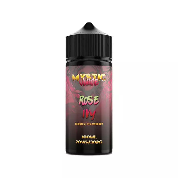 Mystic Juice 100ml Shortfill 0mg (70VG/30PG) ROSE IVY BERRIES STRAWBERRY