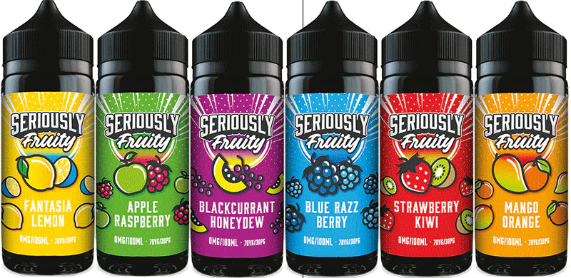 Seriously Fruity by Doozy Vape 100ml Shortfill 0mg (70VG/30PG) strawberry kiwi