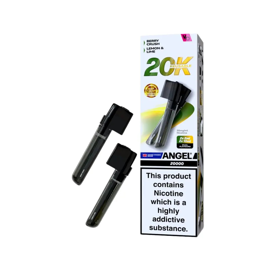 Angel refill. pool edition. berry crush, lemon and lime.