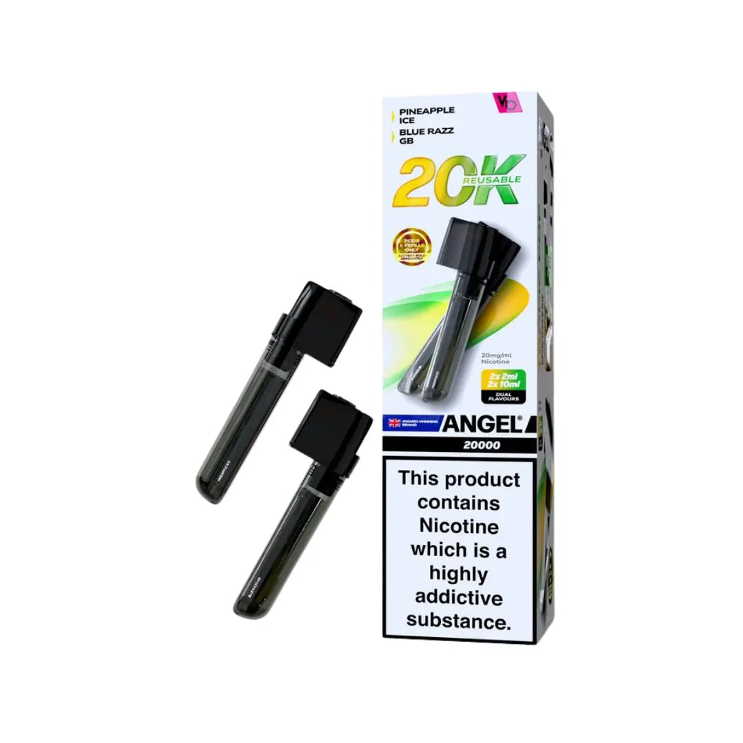 Angel refill tropic pop. Pineapple ice, blue razz