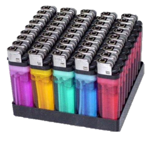 Tray of Disposable Lighters (50)