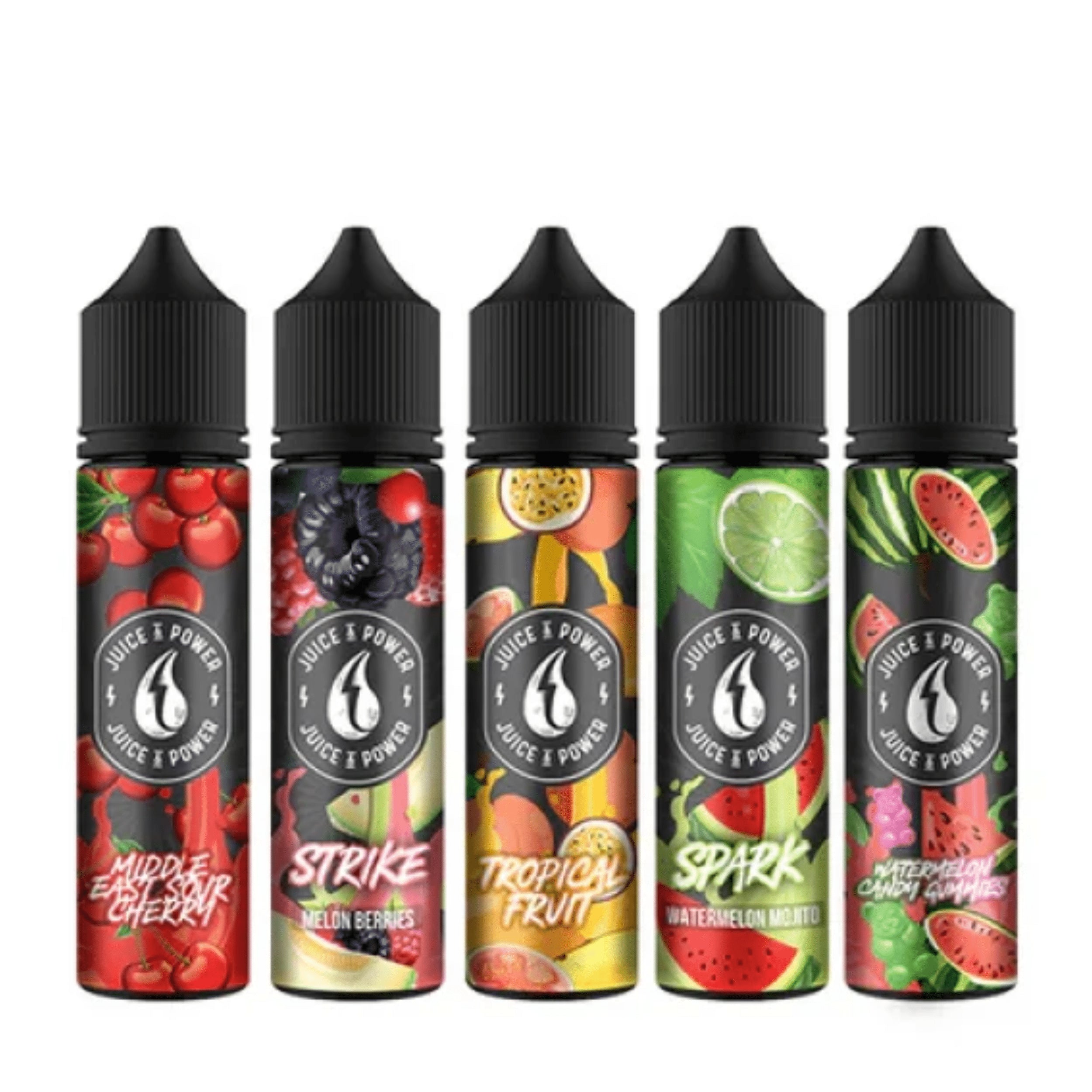 0mg Juice N Power Shortfills 50ml (70VG/30PG) MIDDLE EAST SOUR CHERRY