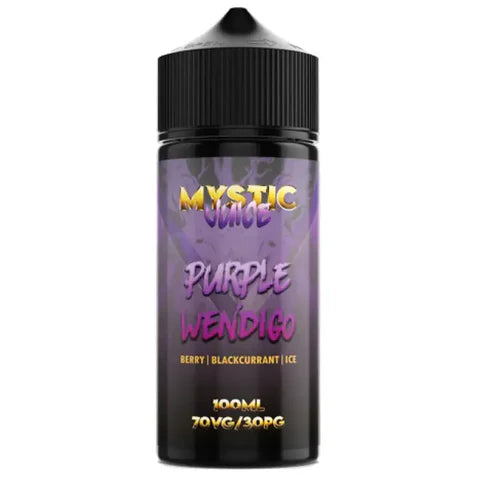 Mystic Juice 100ml Shortfill 0mg (70VG/30PG) PURPLE WENDIGO BERRY BLACKCURRANT ICE